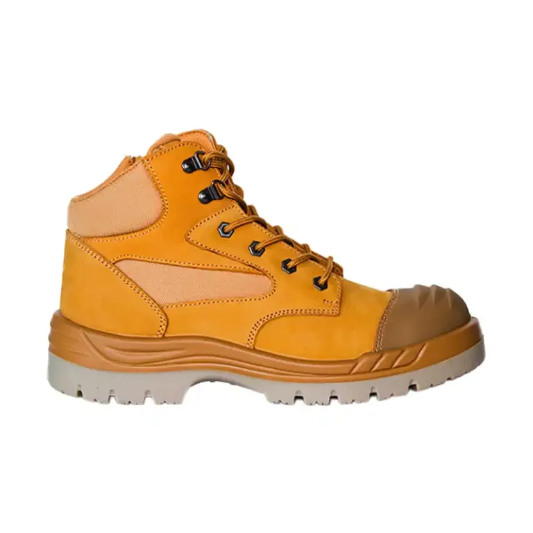 side zip ankle safety boots
