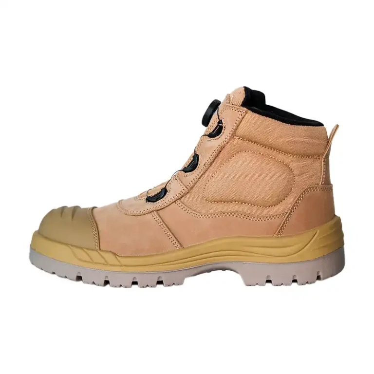 stoned-color work safety men steel toe shoes