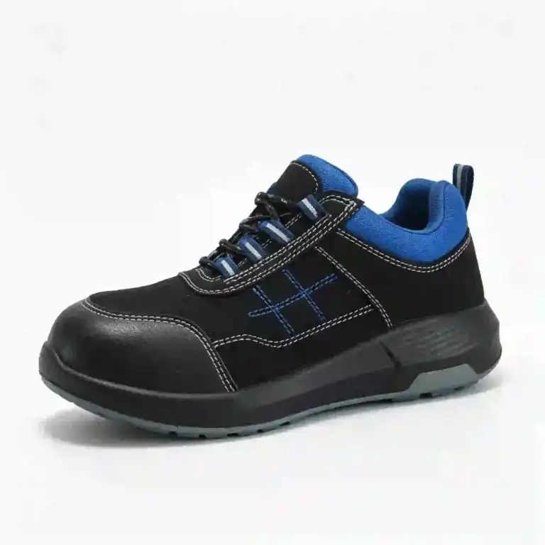 Low Cut Blue Industrial Steel Safety Shoes for Work