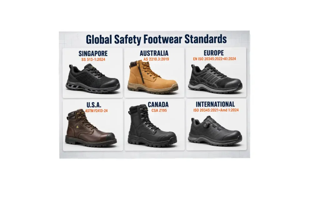 Global safety footwear standards