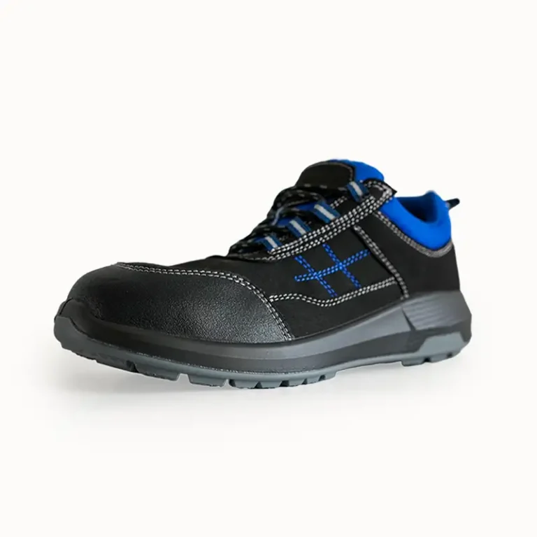 Low Cut Blue Industrial Steel Safety Shoes for Work