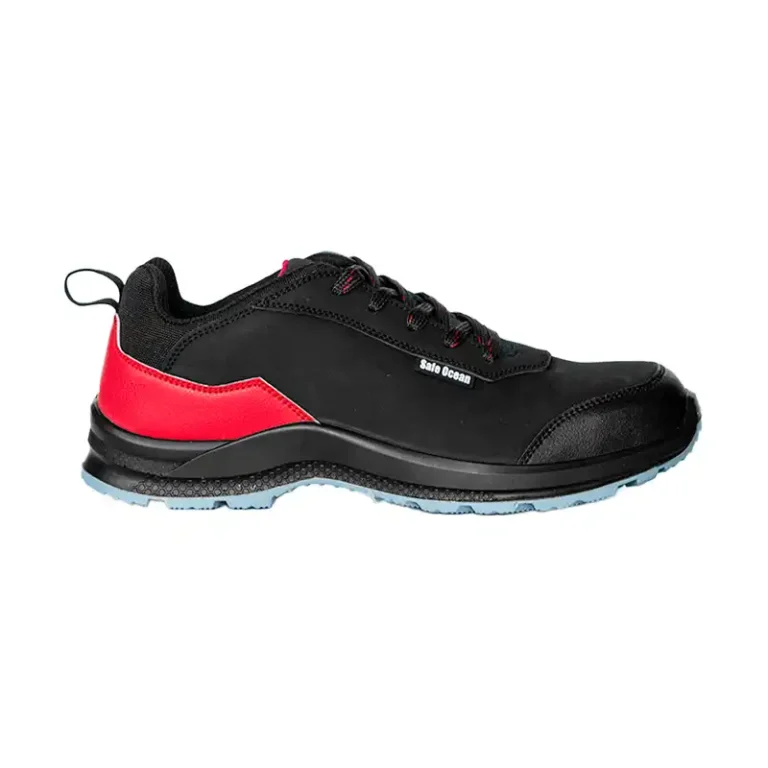 Low Cut Red Work Shoes For Men
