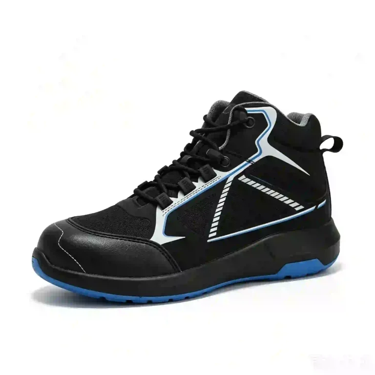 Mid Cut Lightweight Sport Fashion Safety Shoes for Men