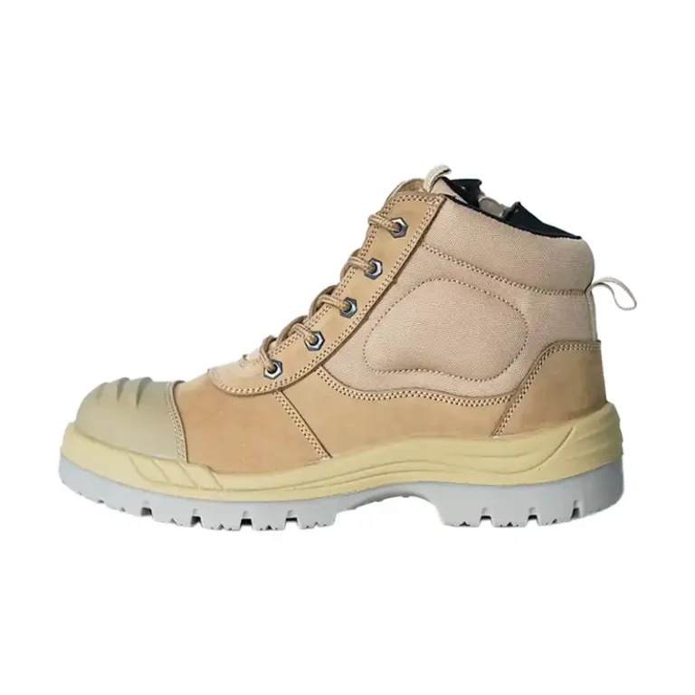 Premium Zip Sided Lace-up Ankle Safety Boot with Steel Toe