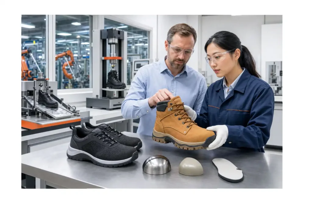 What is the ISO standard for safety footwear