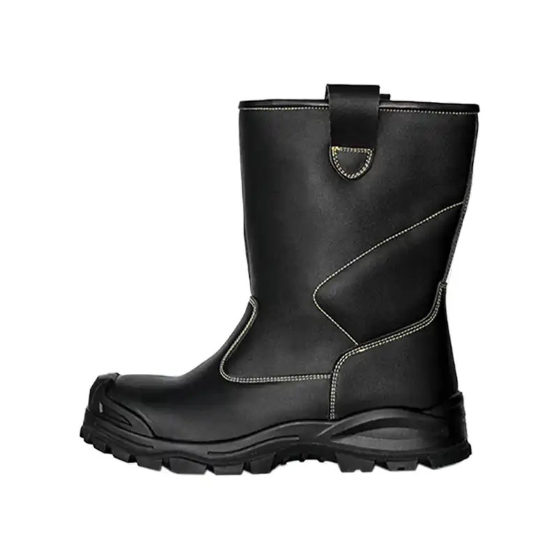 High Cut Side Pull Up Rigger Safety Boots