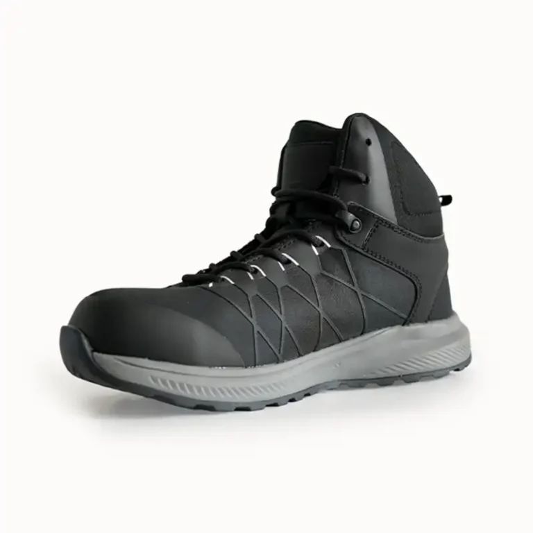 Black Breathable Mesh Outdoor Sports Safety Shoes