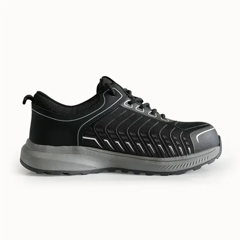 Black Extra Wide Composite Toe Safety Shoes