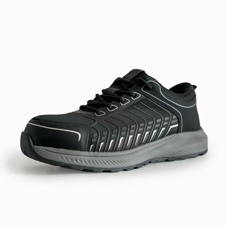 Black Extra Wide Lightweight Composite Toe Safety Shoes