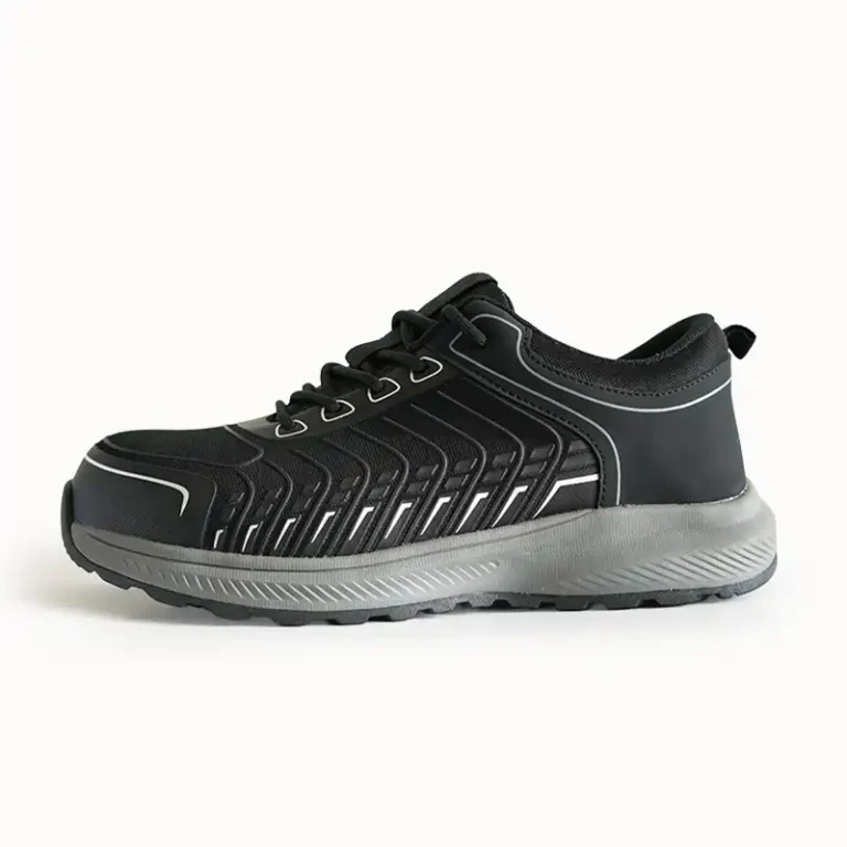 Black Lightweight Composite Toe Safety Shoes