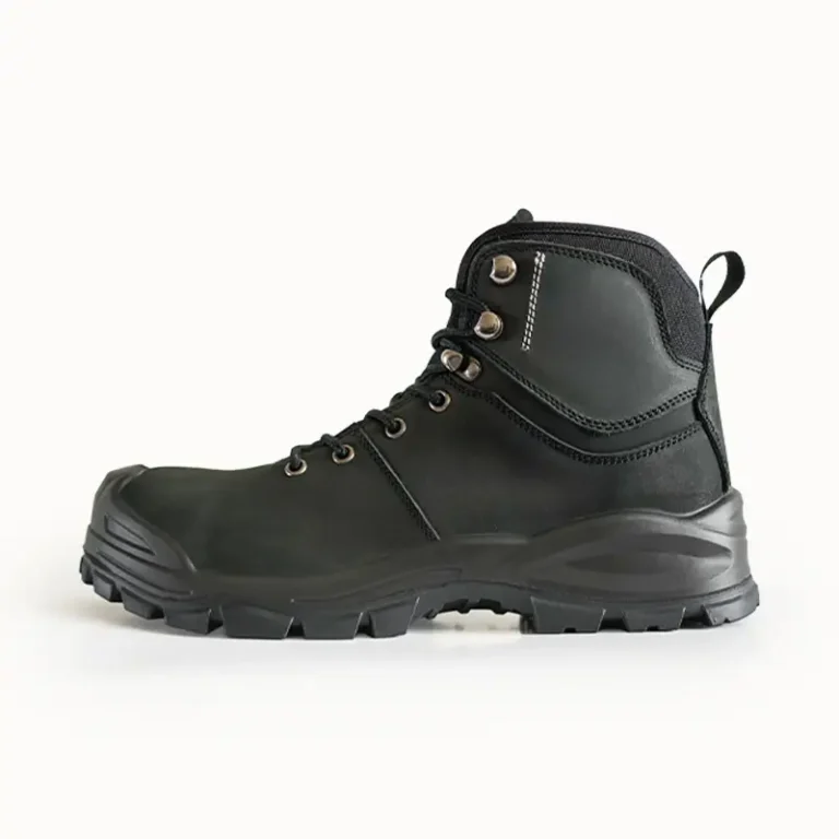 Heavy Duty Nubuck Leather S3 Work Boots for Mining Industry