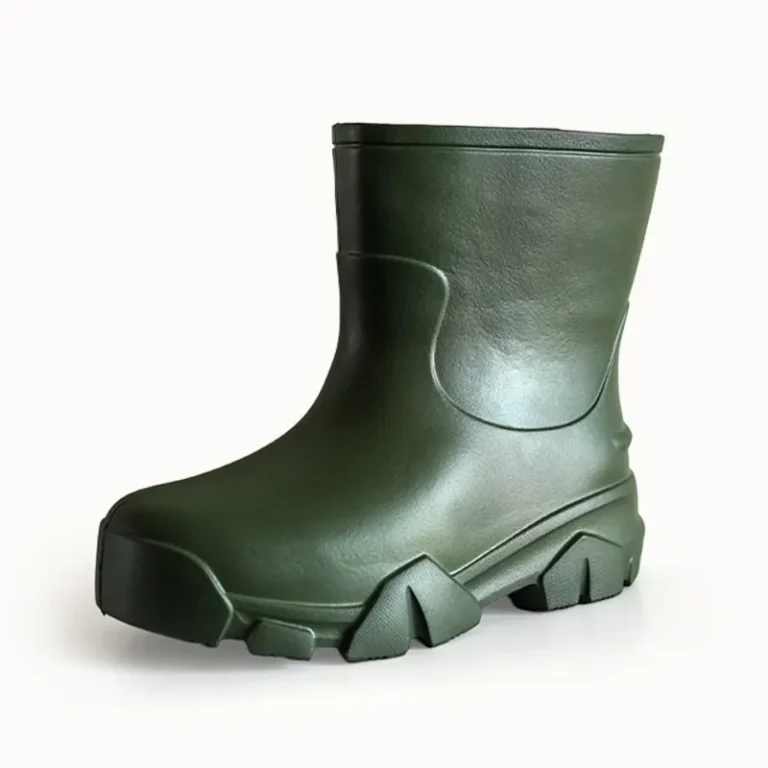 Lightweight Waterproof Slip On Mid-Calf EVA Rain Boots for Work