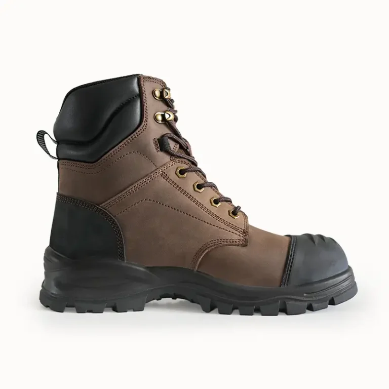 Waterproof Crazy Horse Heavy Duty Safety Boots for Men