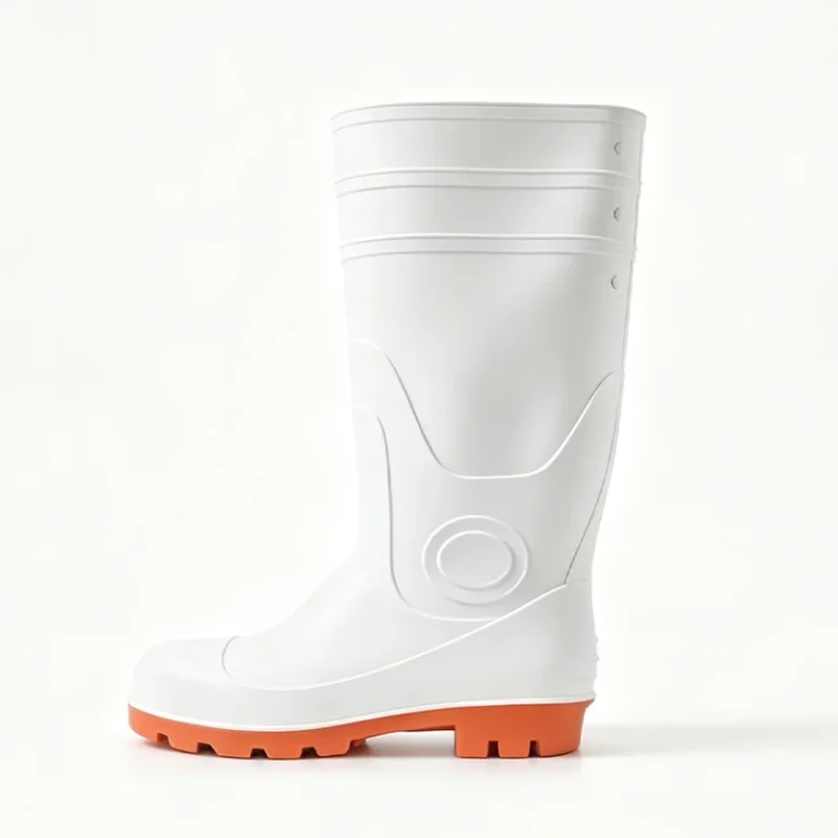 White waterproof PVC Gum Boots CE certified S5