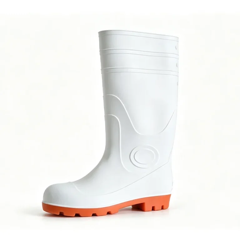 White waterproof PVC Industry Gum Boots CE certified S5