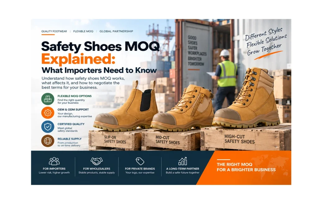 Safety Shoes MOQ Explained: What Importers Need to Know