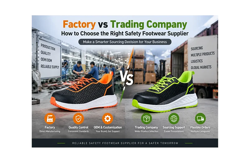 Factory vs Trading Company: Which Safety Footwear Supplier Should You Choose?