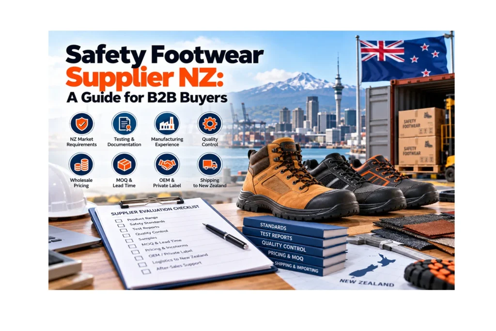 How to Find a Reliable Safety Footwear Supplier for the New Zealand Market