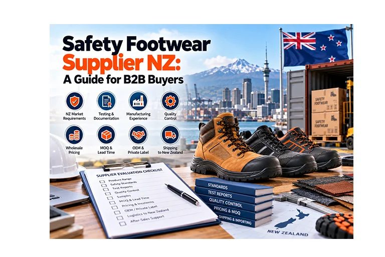 How to Find a Reliable Safety Footwear Supplier for the New Zealand Market