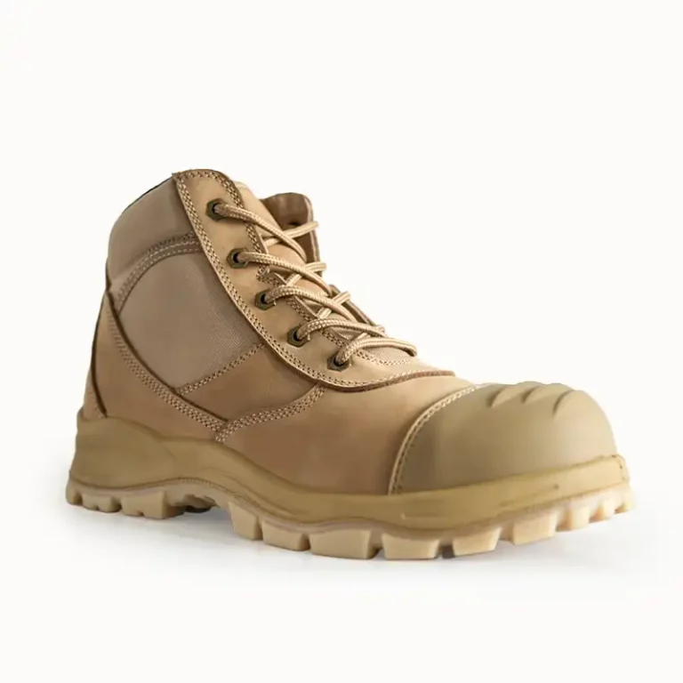 Men's Zip Up Work Boots Wholesea Safety Boots Manufacturer
